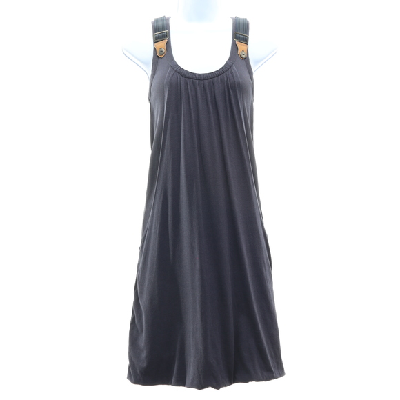 Capsize Midi Dress W/ Braces Women M Blue - Picture 1 of 17